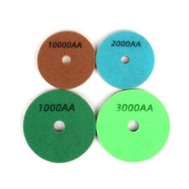 Floor Flexible Diamond Abrasive Pad Resin Bond Disc Round Granite Buffing Polishing Pad For Marble Stone Quartz